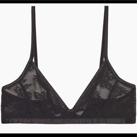 Savage X Fenty Intimates Sleepwear Savage X Fenty Floral Tie Back Lace Bralette Poshmark